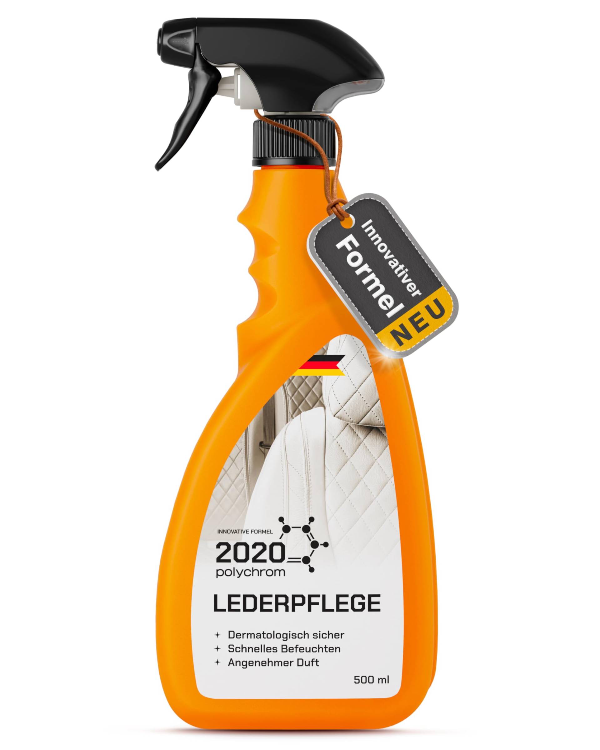 2020 Polychrom Lederpflege Conditioner 500ml – Intensive Auto Lederpflege für Glattleder & Kunstleder in Autos, Motorrädern, Booten & Flugzeugen von 2020 Polychrom