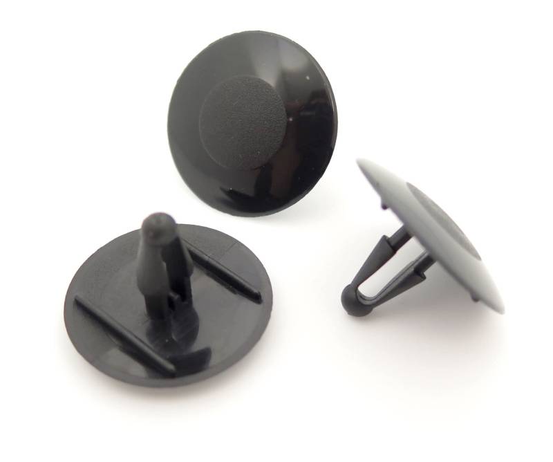 10 x Verschlussklammern für Motorhauben/Motorhaube, Kunststoff, zur Schalldämmung, 8 mm Loch, 30 mm Kopf, schwarz – 90467-09006, 9046709006 von 227s