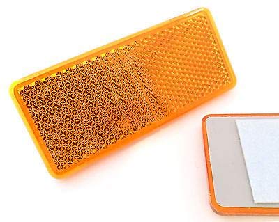 227s - Rechteckige Reflektoren - selbstklebend - geeignet für Anhänger - Orange - 90x40mm - 2 Stück von 227s