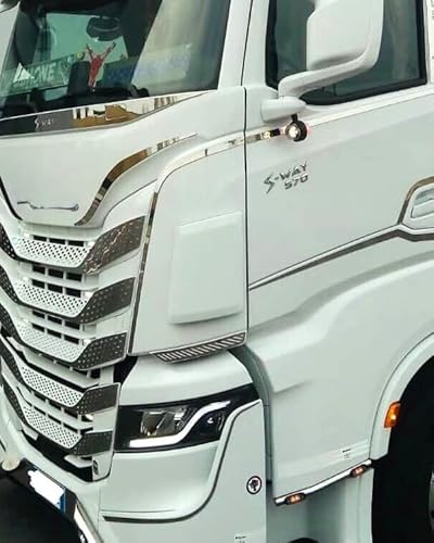 24/7 AUTO Schmutzabweiser für Iveco S-Way LKW Kunststoff Dekorationen links + rechts Staubsteinschutz von 24/7 AUTO