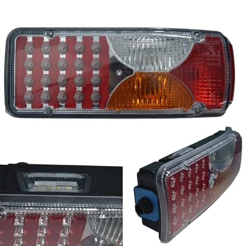 24/7 Auto 2 x LED + Leuchtmittel Rückleuchten 12V 24V für MAN TGX TGA TGM LKW von 24/7 AUTO