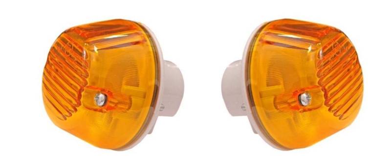 2 x Bernstein/Orange Blinker Lampen E4 Mark für MAN TGA/TGX/TGL 81253206115 von 24/7 AUTO
