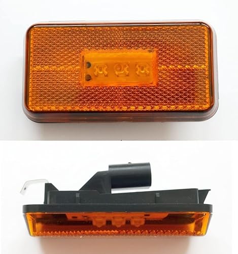 2 x Bernstein LED Seite Schritt Marker Leuchte Lampe bestimmte für Scania R 2004 > OEM 1737413 von 24/7 AUTO