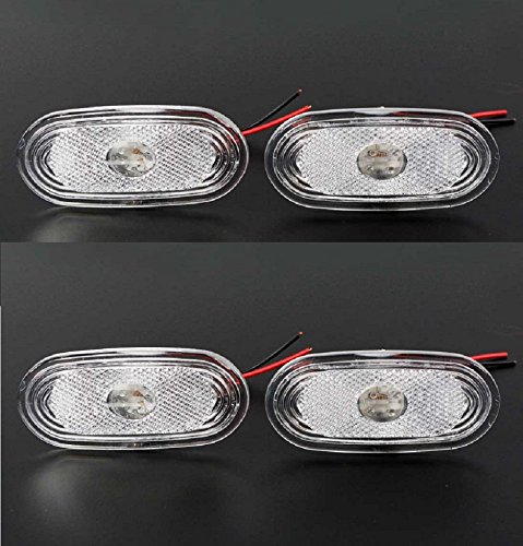 4 x 12 V LED-Seitenmarkierungsleuchten für Sprinter Crafter 2006–2015 OEM Ersatz von 24/7 AUTO