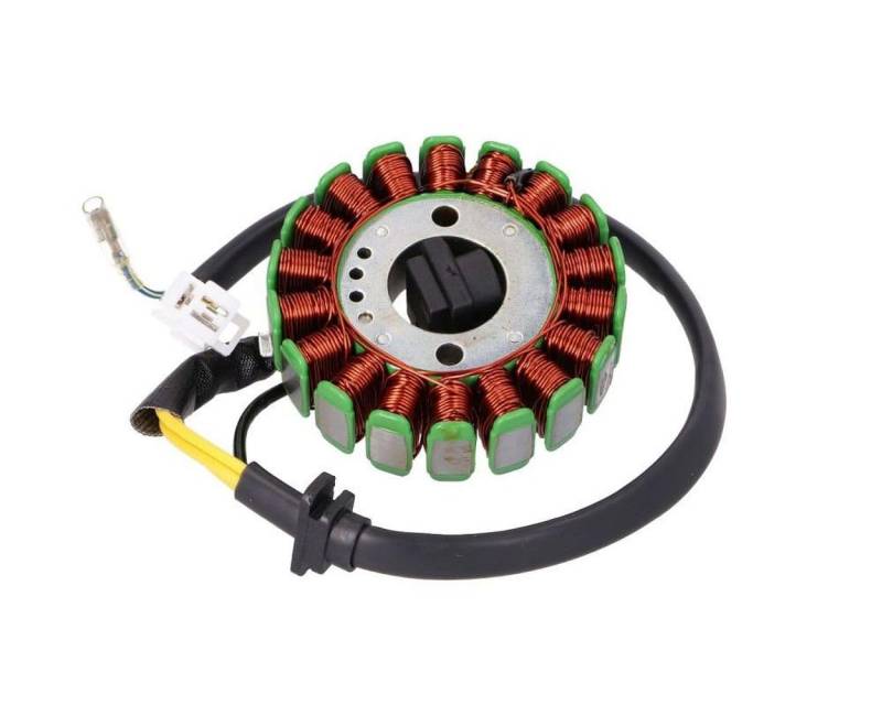 2EXTREME Lichtmaschine/Stator 18 Spulen D=88,5mm GY6 125, 150 kompatibel für Baja RT 150 4T AC, Suncity von 2EXTREME