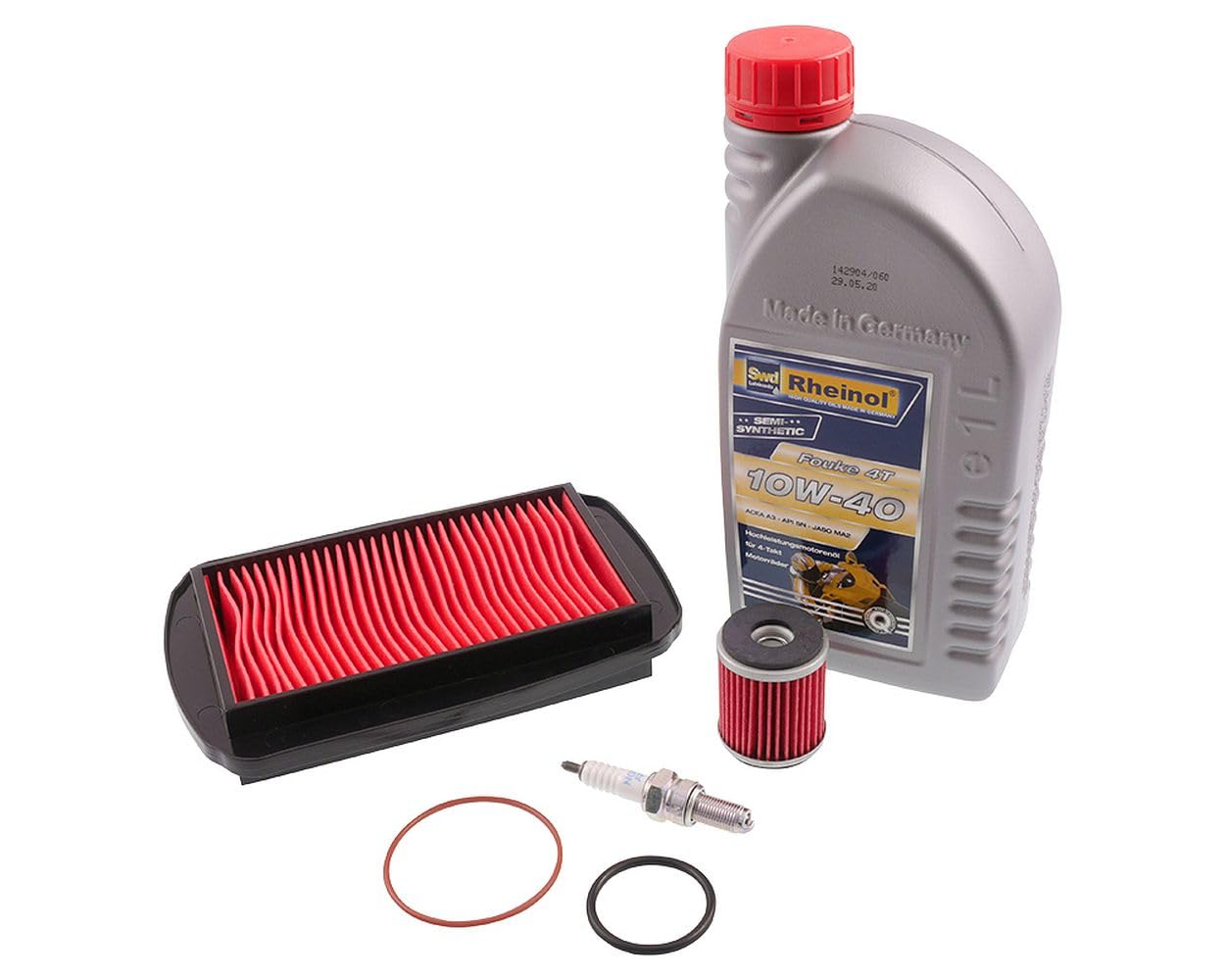 2EXTREME Ölwechsel Service Kit kompatibel mit Yamaha WR 125 DE071 DE072 YZF-R Ölfilter Öl Inspektion Set von 2EXTREME