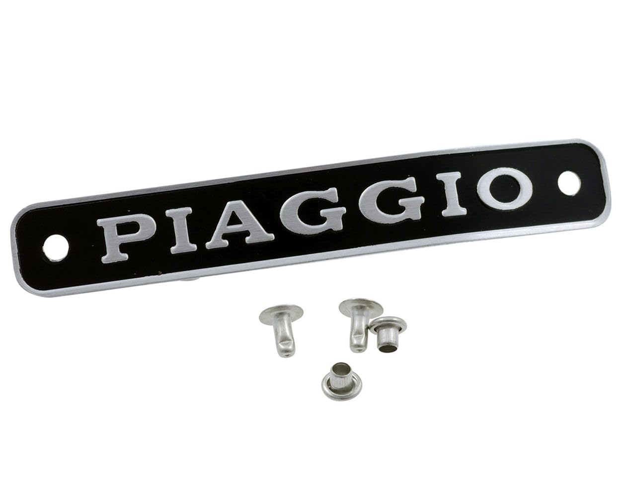 2EXTREME Schriftzug Emblem für Sitzbank kompatibel für Piaggio 88x12 mm, Nieten von 2EXTREME