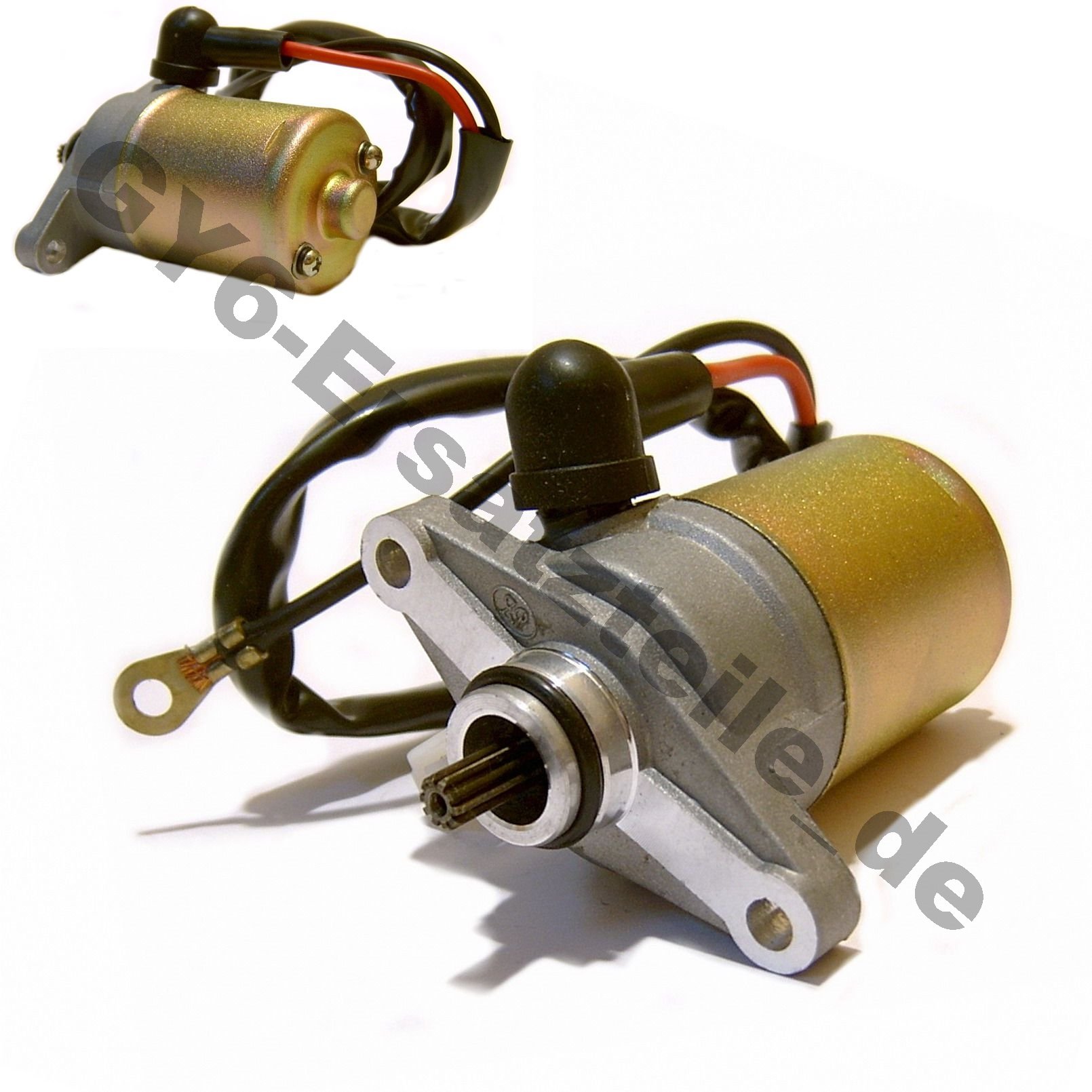 ANLASSER- / STARTER MOTOR 139QMA / 139QMB 50-80ccm / 4-TAKT CHINA ROLLER z.B. für BAOTIAN REX JINLUN YIYING BENZHOU ZNEN FLEX TECH SARO HYOSUNG ZNEN JACK FOX 50-80cc CHINA ROLLER GY6 von 2EXTREME