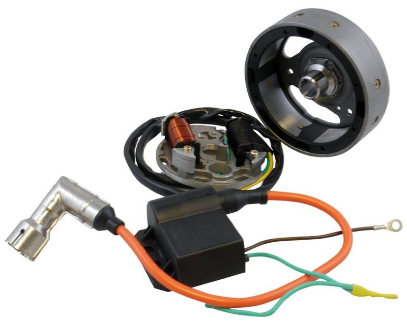 Elektronische Zündung/Zündanlage/Lichtmaschine mit CDI/Zündspule 12V für Puch Maxi, Sachs 506, Hercules GT von 2EXTREME