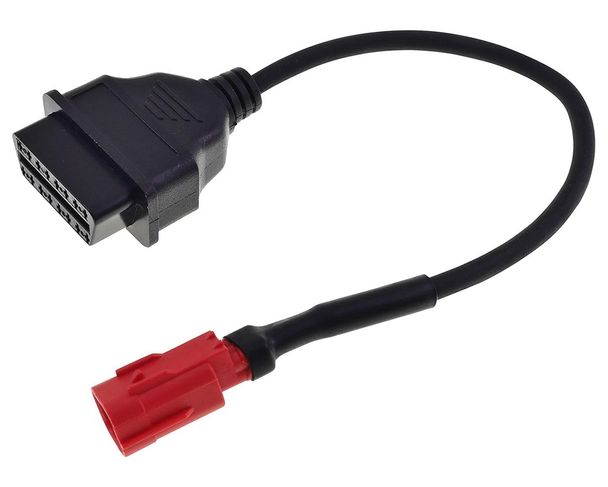 Euro5 Adapter 6 Pin Motorrad Bike Diagnose kompatibel für KTM, Moto Guzzi, Piaggio Vespa, Honda von 2EXTREME