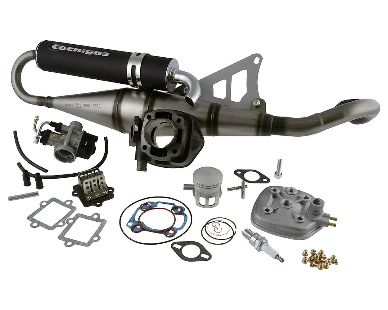 Tuningkit SPORT 70CCM Zylinder Auspuff Vergaser Aerox, Nitro SR50, F12, F15, Jog von 2EXTREME