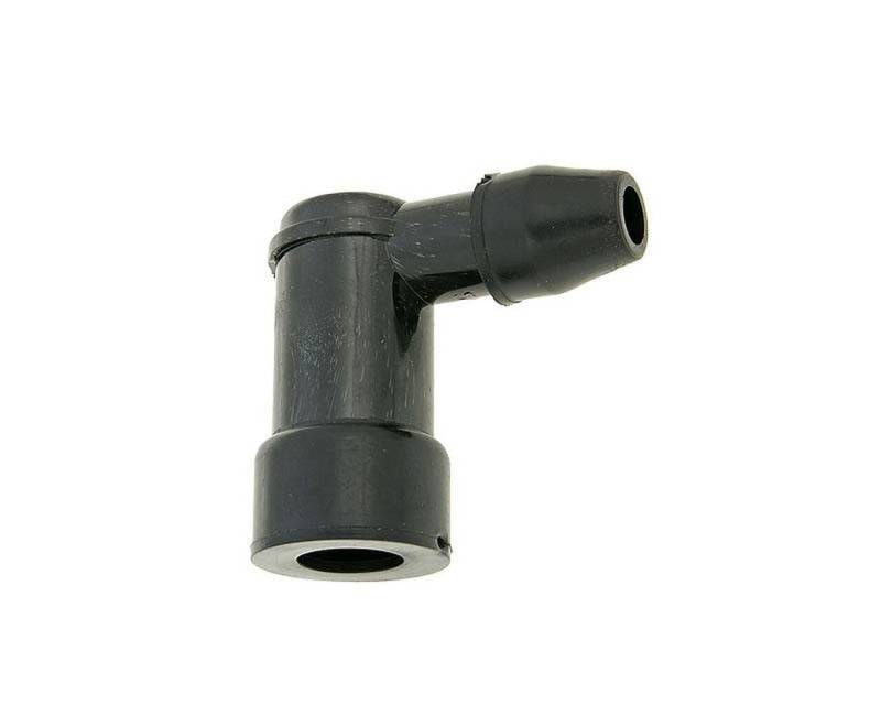 Zündkerzenstecker 90 Grad schwarz kurz Oldtimer Roller Mofa Moped Motorrad Quad von 2EXTREME