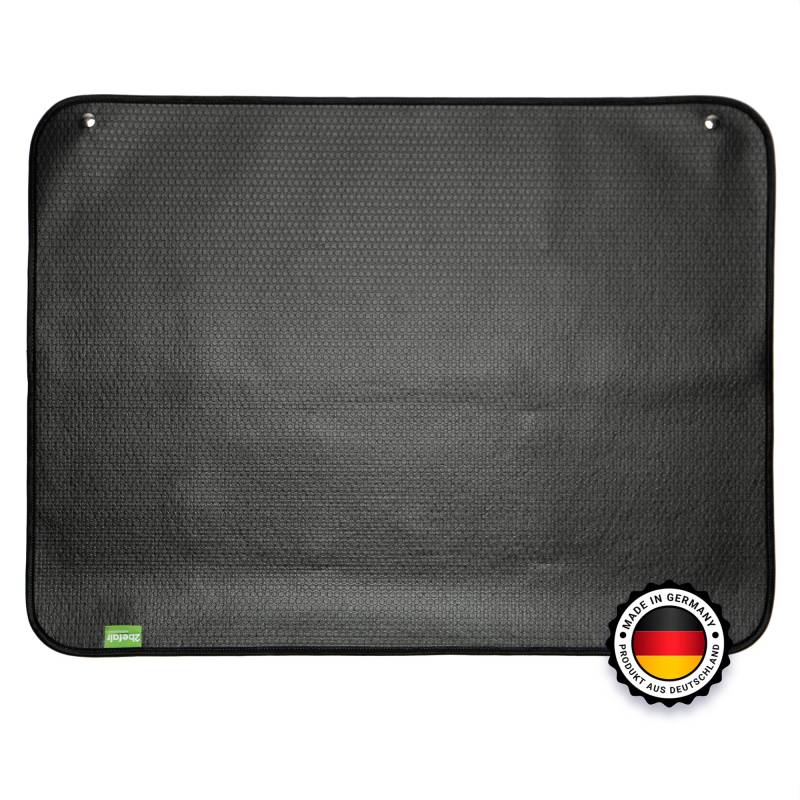 2befair Ladekantenschutz – Made in Germany, reißfester Schutz der Ladekante beim EIN- und Ausladen des Kofferraums, mit Klettpunkten zum Befestigen, 80 x 60 cm, Zubehör fürs Auto von 2befair