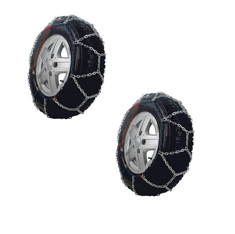 2parts Schneeketten, geprüft und zertifiziert, Gruppe 60, für Reifengröße 175/70 R14 von 2parts