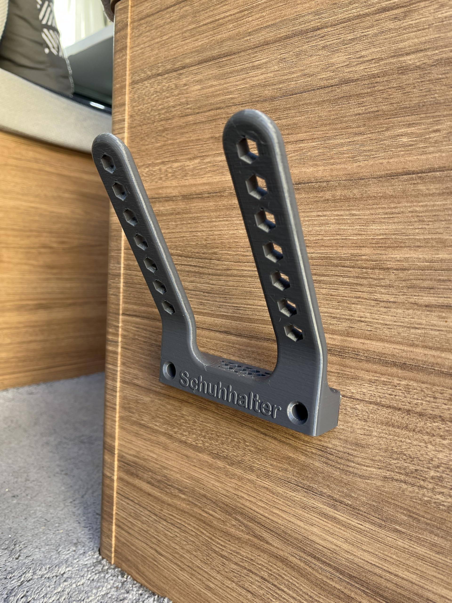 Universal Schuhhalter für Camper & Wohnmobil (Schiefergrau) von 3D-Druck Camper