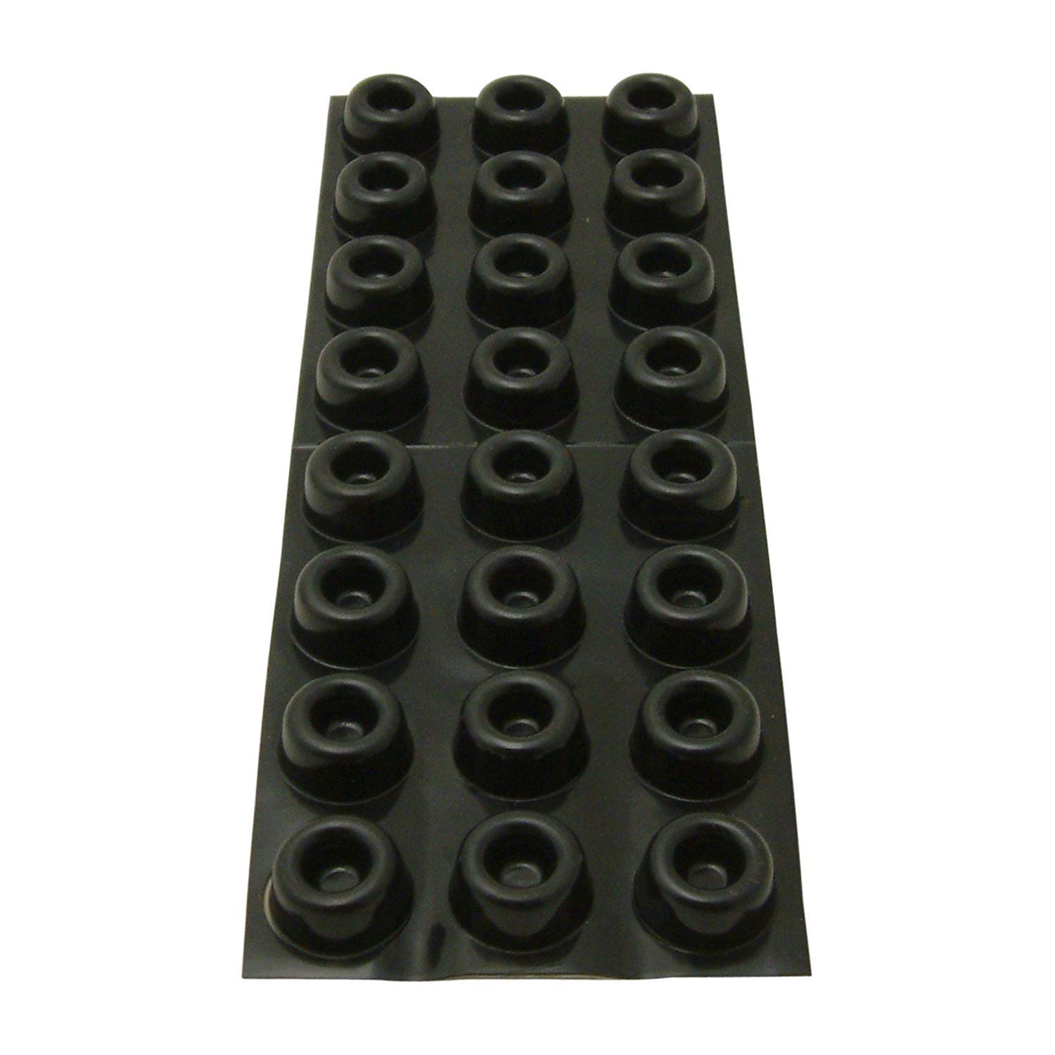 3M Bumpon SJ5009 Black Bumper/Spacer Pad - Cylindrical Shaped Bumper - 0.88 in Width x 0.4 in Height - 18434 [PRICE is per PAD] by 3M von 3M