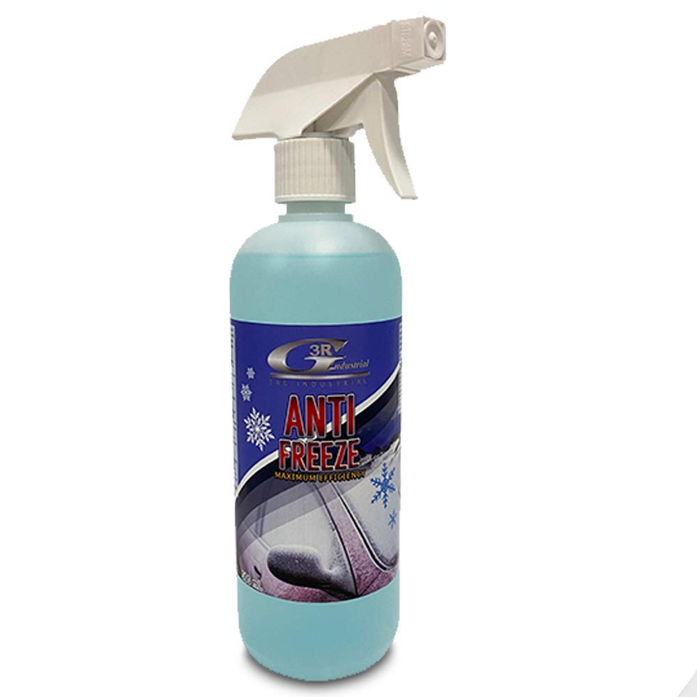 Anti-Enteiser Windschutzscheibe Ice Spray 500Ml - 3Rg - Ersatzteile Und Autoteile Moto - Teile Kfz-Teile Und Andere Marken Kompatibel Mit Auto Und Motorrad von 3RG INDUSTRIAL