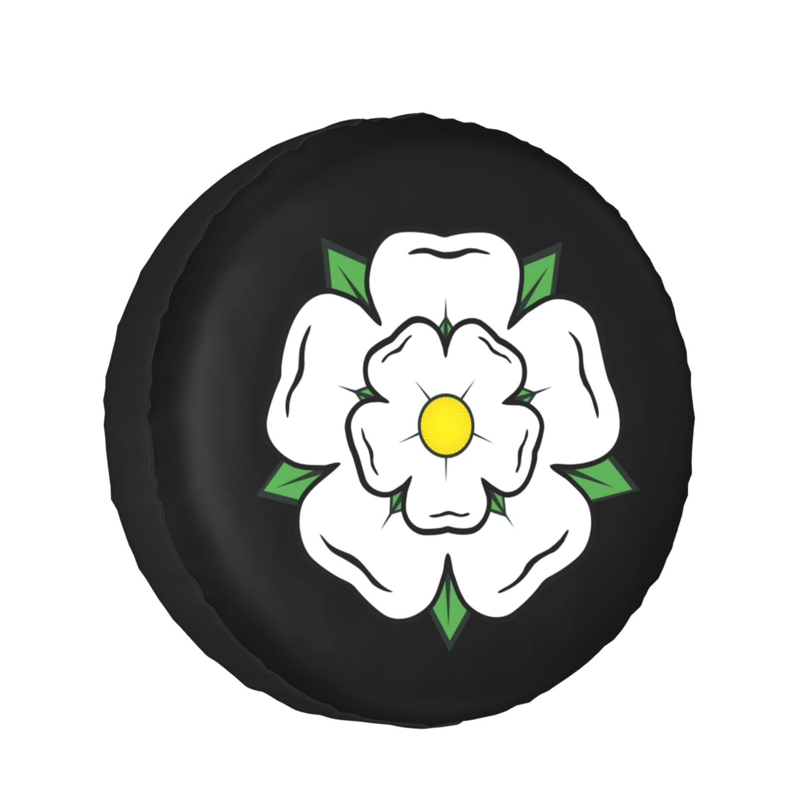 452 Reserveradabdeckung Yorkshire-Rose Reserverad Reifenabdeckung Schmutzfest Ersatzreifenabdeckungen Sonnenschutz Reifencover Universal Für Anhänger Rv LKW S von 452