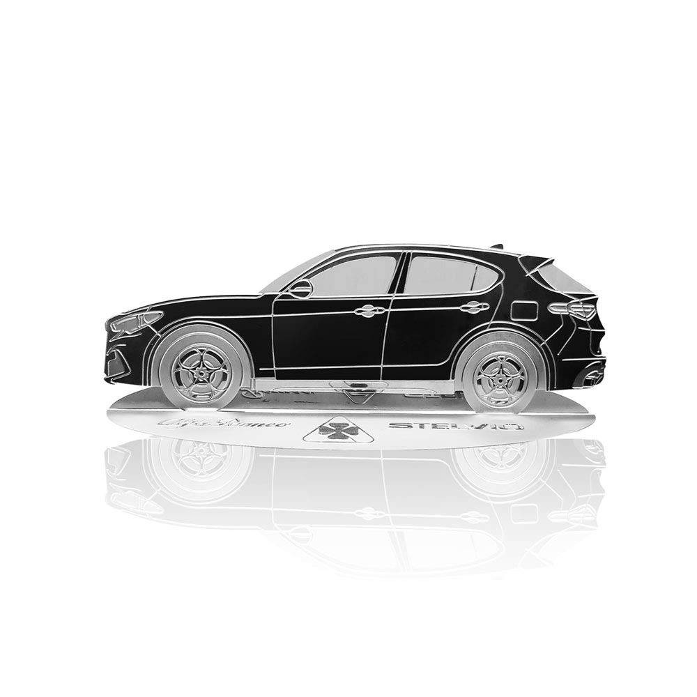 4R Quattroerre.it 11201 graviertes Modell, Auto, Alfa Romeo Stelvio aus Edelstahl von 4R Quattroerre.it