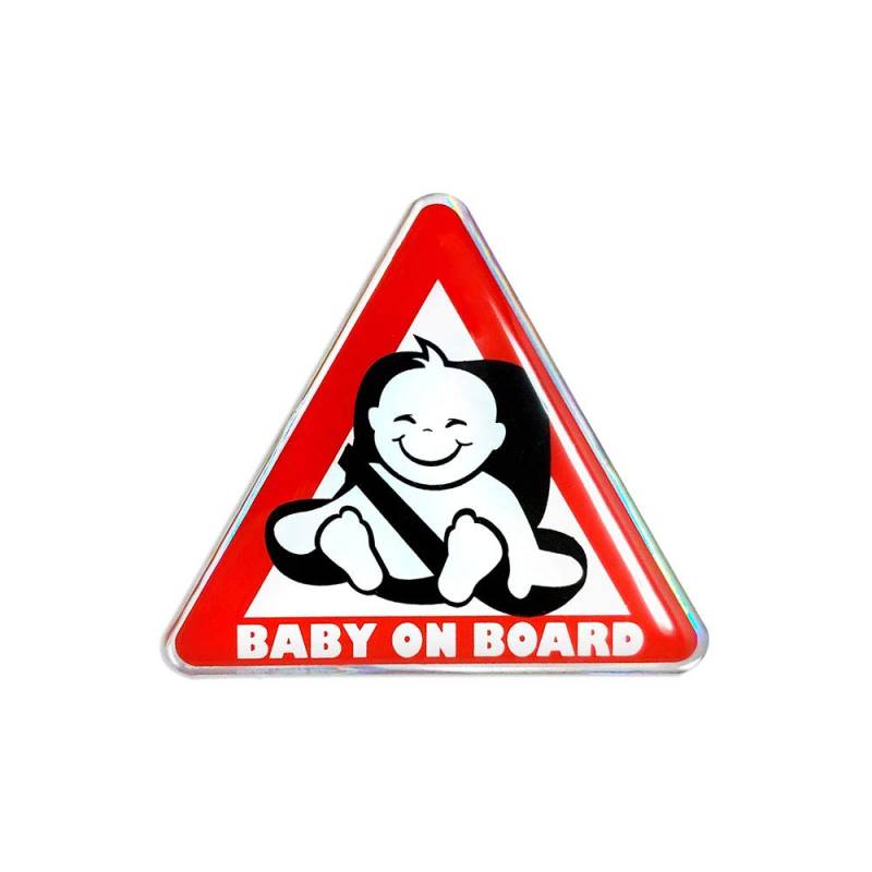 4R Quattroerre.it 14131 3D Aufkleber Baby on board Kindersitz von 4R Quattroerre.it