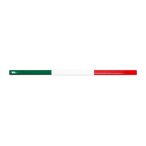 4R Quattroerre.it 14172 Stripe 3D Dreifarbiger Klebestreifen mit Italienischer Flagge, 9 x 198 mm von 4R Quattroerre.it