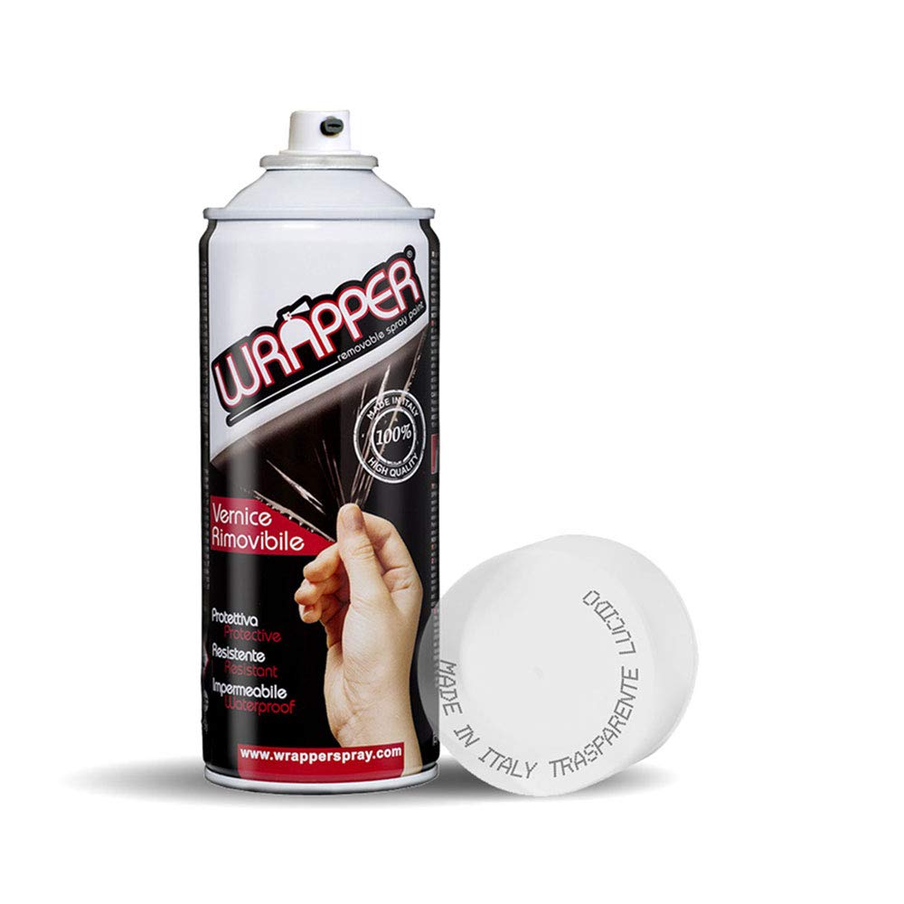 4R Quattroerre.it Wrapper Removable Lackspray RAL-Tinte transparent glänzend von 4R Quattroerre.it