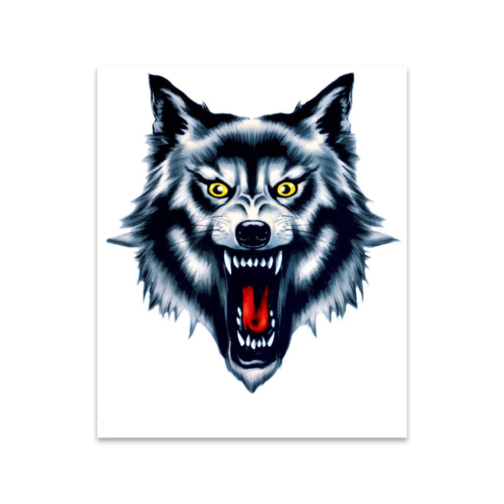 4R Quattroerre.it 6113 Sticker Aufkleber Wolf, 10 x 12 cm von 4R Quattroerre.it