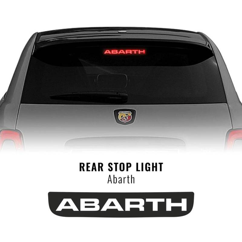 Aufkleber Abdeckung Auto Stop Light Abarth von 4R Quattroerre.it