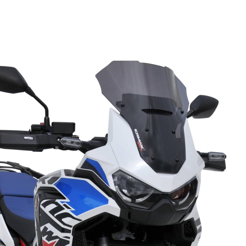 4moto Windschild Sport (39 cm) kompatibel mit Afrika Twin Crf 1100 l 2020-2023 grau von Ermax von 4moto