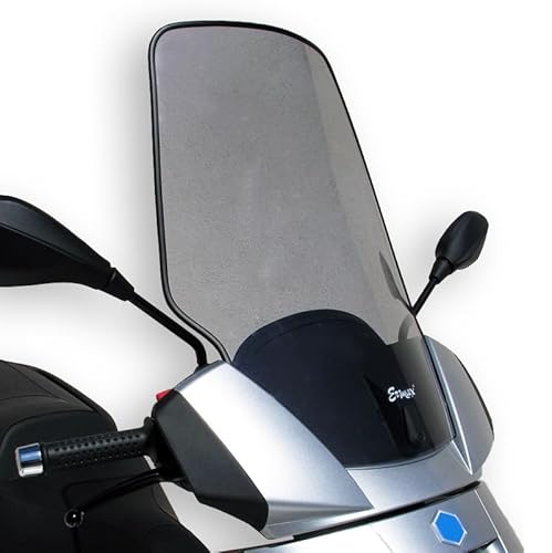 4moto Windschutzscheibe + 10 cm kompatibel mit Piaggio X7 - X7 EVO 125-250 - 300 IE 2008-2014 klar von Ermax von 4moto