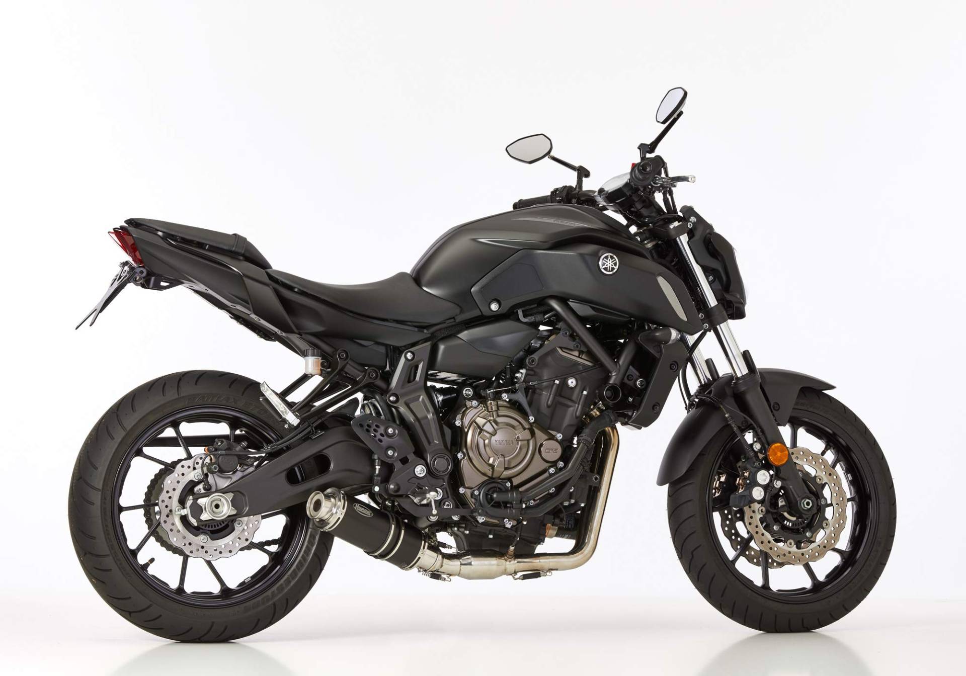 Auspuff kompatibel mit Yamaha MT-07 2017 2018 kompletter Auspuff HURRIC SUPERSPORT von 4moto