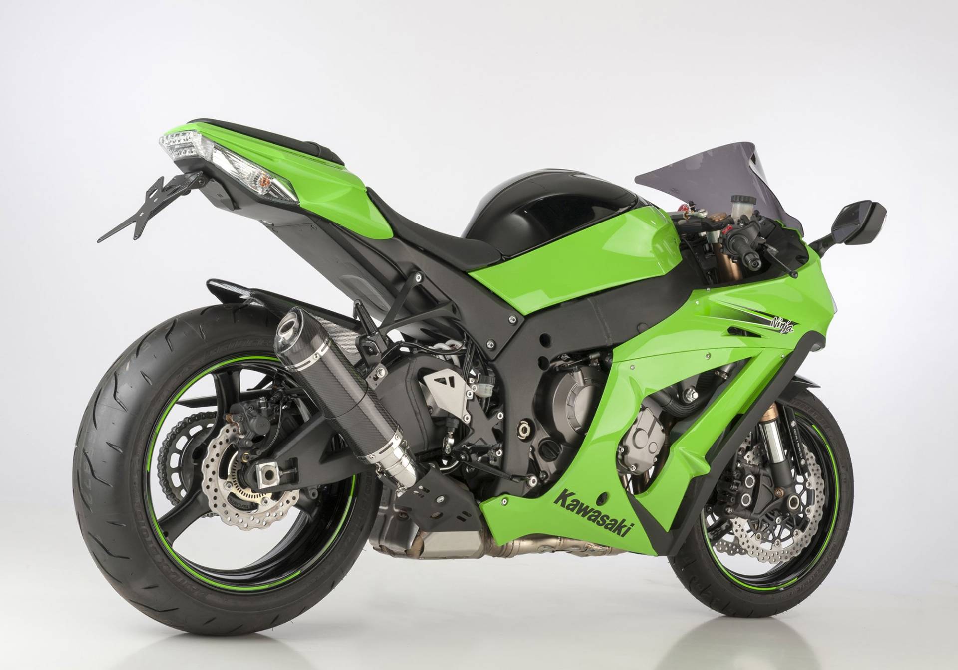 KOMPATIBLER AUSPUFF ZX-10R SE ZXT 02C AUSPUFFSYSTEM STREET GP SLIP ON von 4moto