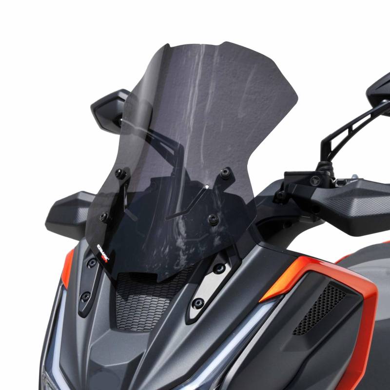 Touring-Scooter Windschutzscheibe (46 cm) kompatibel mit DTX 360 2022-2023 Hellschwarz hergestellt von Ermax von 4moto