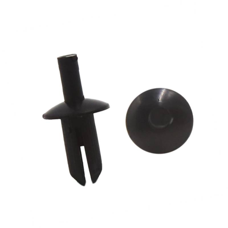 A ABSOPRO 100Stück 5mm Durchmesser Loch Plastik Nieten Retainer Clips Befestigungs Schwarz DE de Artikelaustausch von A ABSOPRO