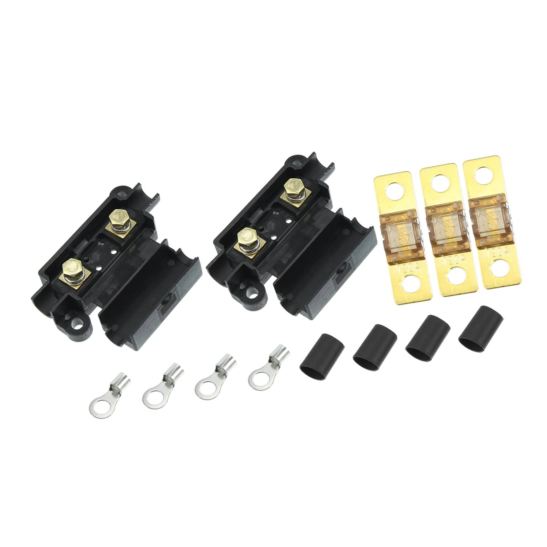 A ABSOPRO 20A Sicherung Kit Inline ANS Halter 120 AMP Sicherungen Dual Batterie Ladegerät von A ABSOPRO