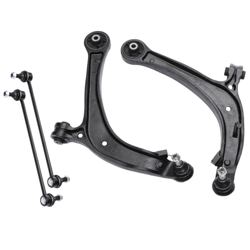 A ABSOPRO 4 Stück Vordere Aufhängung Kit Untere Querlenker Vordere Stabilisator Verbindungsstange für Honda Odyssey 2011-2017 Nr. K750304 von A ABSOPRO