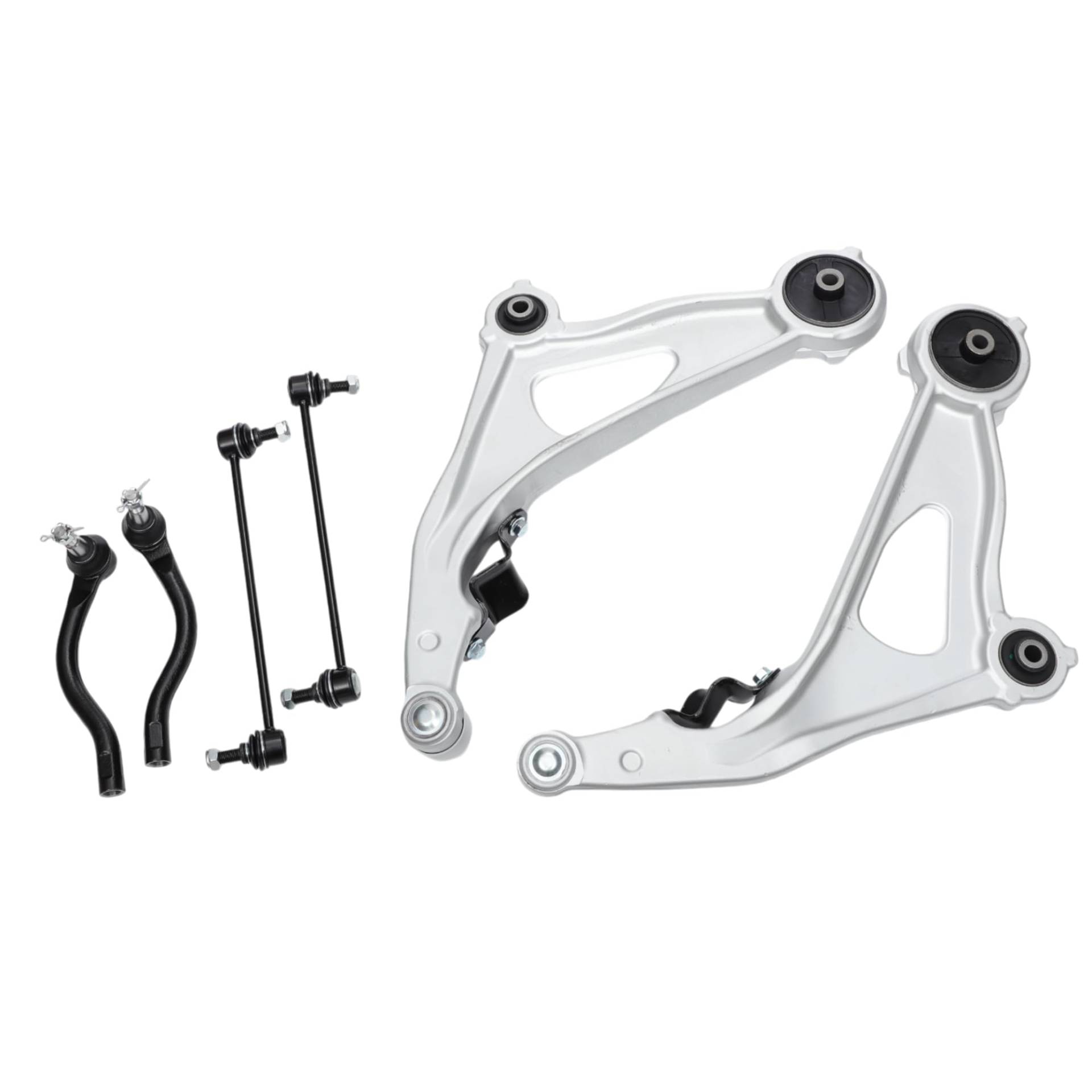 A ABSOPRO 6 Stück Vordere Aufhängung Kit Untere Querlenker Äußere Spurstange Vordere Stabilisator Verbindung für Nissan Pathfinder 2013-2019 für INFINITI QX60 2014-2019 von A ABSOPRO