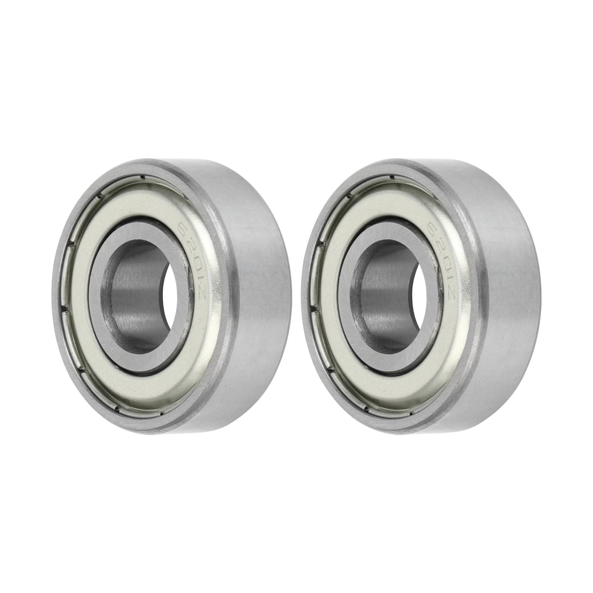 A ABSOPRO 2 Stück 6201z Rillenkugellager P6 12x32x10mm Kugellager Geschmierte Lager Metallversiegelung Silberton Scooter Skateboard Rad Artikelaustausch von A ABSOPRO