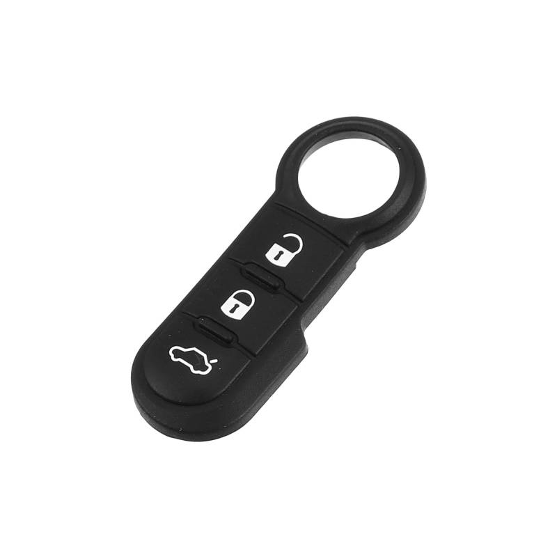 A ABSOPRO Auto Remote Fob Kasten Insert Gummi Pad Tastatur für FIAT 500 500X 500L von A ABSOPRO