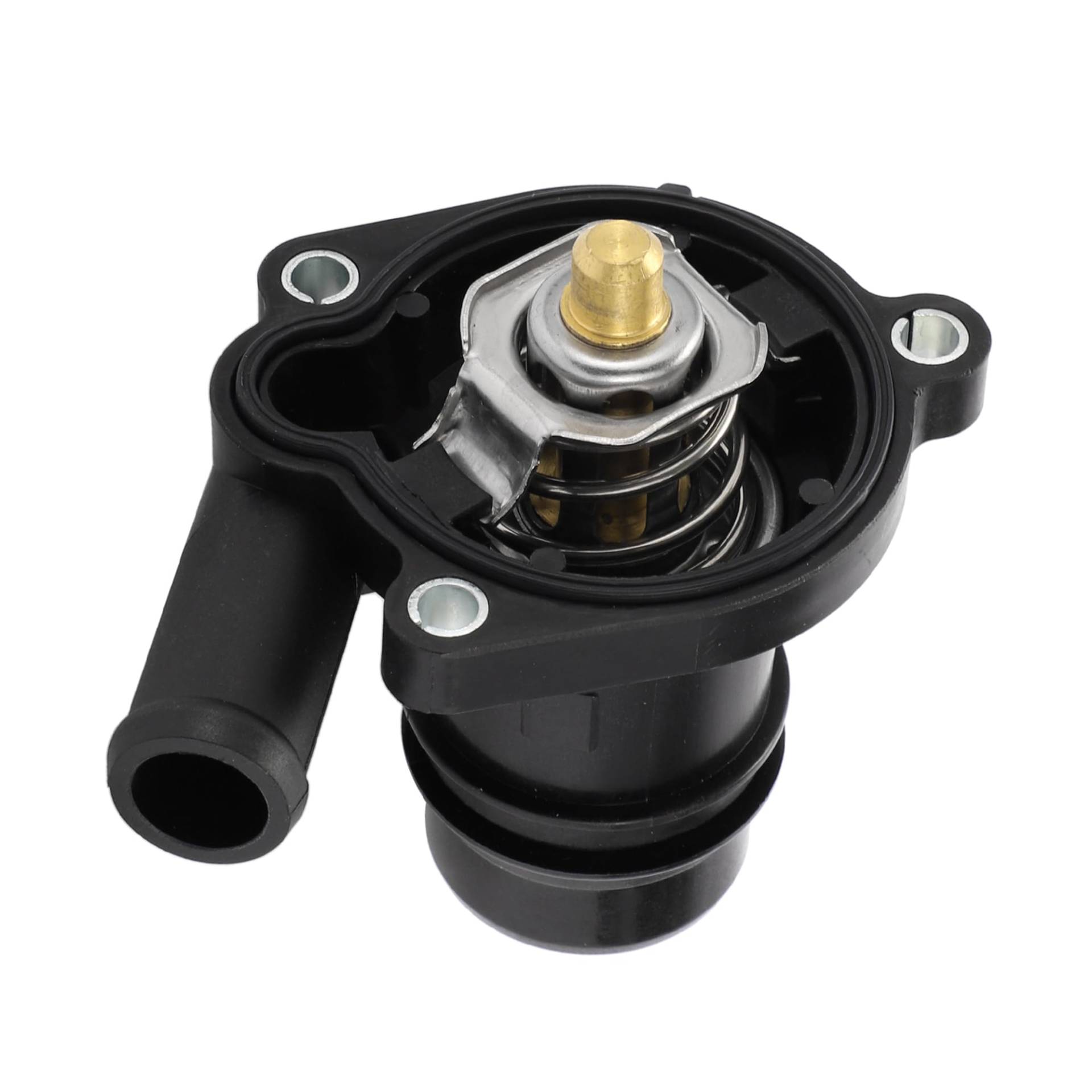 A ABSOPRO Auto Thermostat Nr. 55593034 Motorkühlmittel-Thermostatgehäuse für Chevrolet Cruze 2011-2016 Kunststoff Schwarz Langlebig von A ABSOPRO