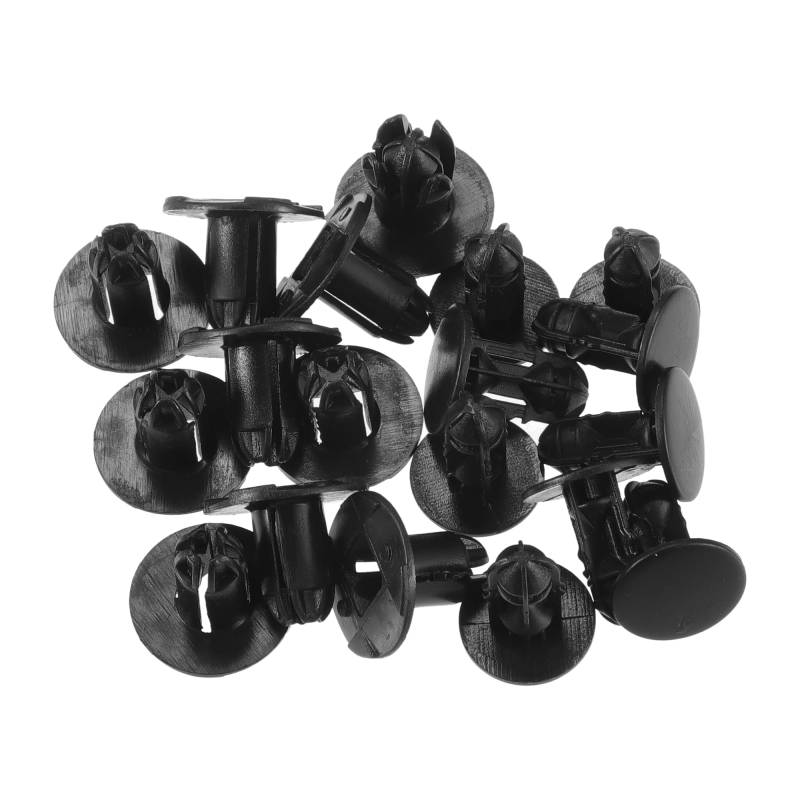 A ABSOPRO Druckbefestigungsclip Nr. 865952T500, Automobilclips für Hyundai Accent 2015-2017, Kunststoff schwarz (Set mit 10 Stück) von A ABSOPRO