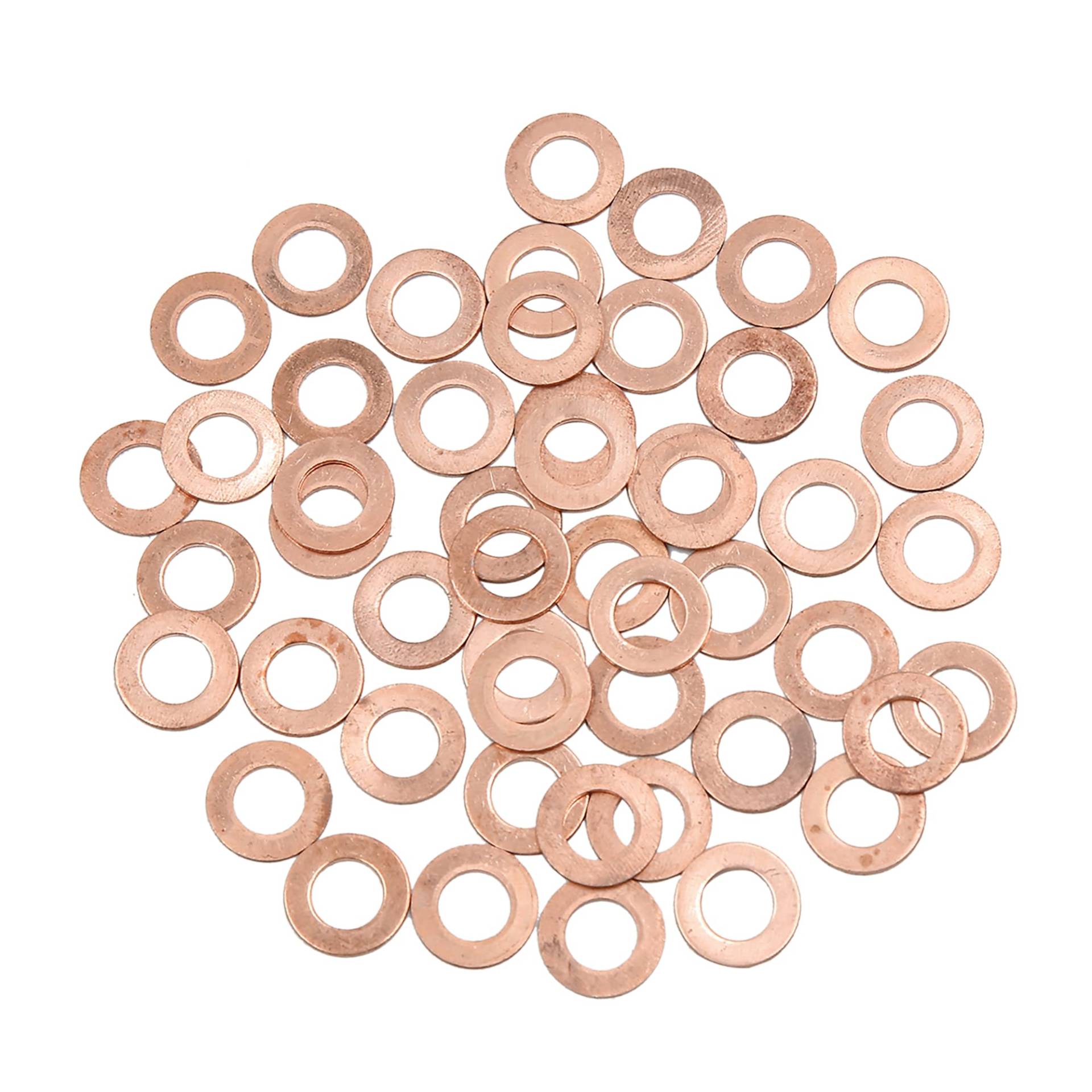 A ABSOPRO Kupferscheibe 8 x 15 x 1mm Flachdichtdichtungsring (Set von 50) von A ABSOPRO