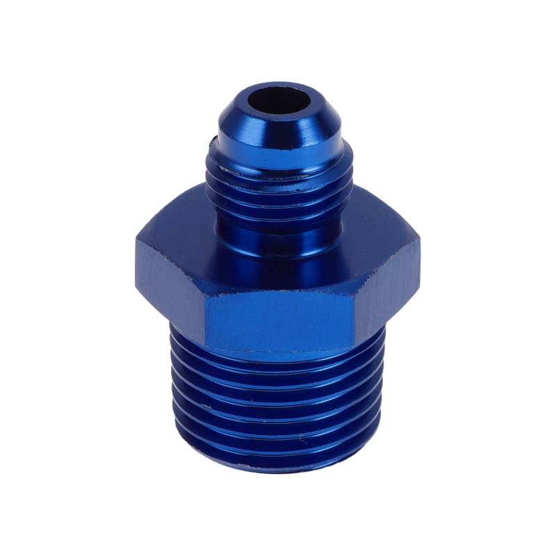 A ABSOPRO Männlicher Reduzierer Schlauchanschluss Adapter TF-AN6-1/2 NPT Kraftstoffleitung Verbinder Aluminium Blau von A ABSOPRO