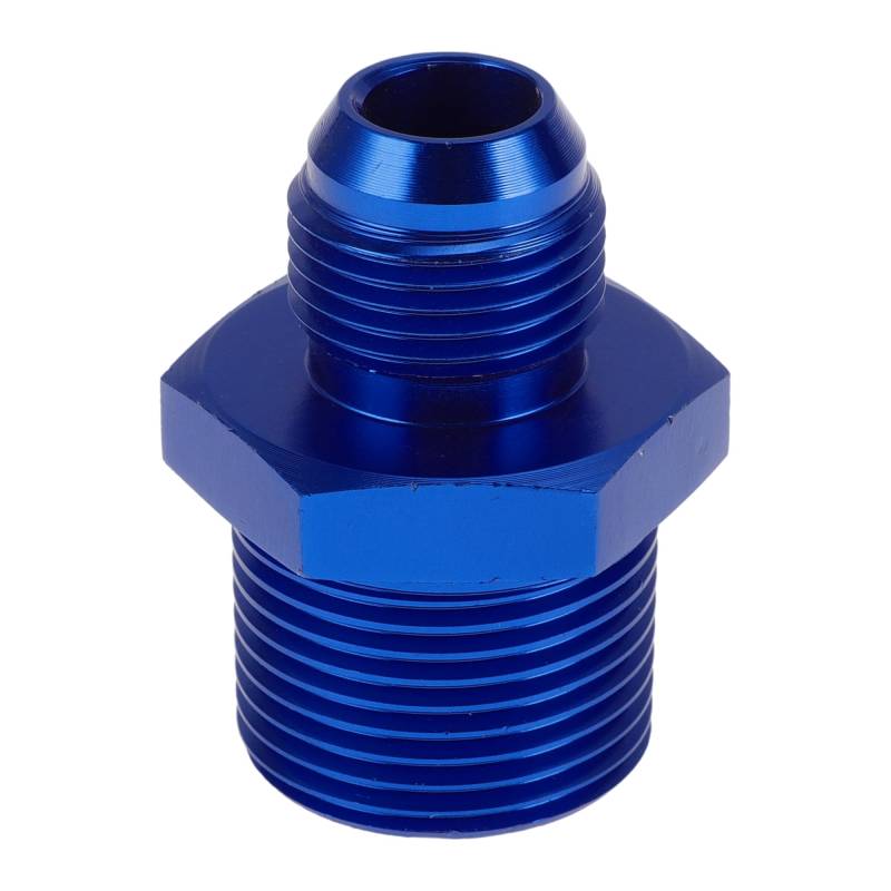 A ABSOPRO Männlicher Reduzierer Schlauchanschluss Adapter TF-AN8-3/4 NPT Kraftstoffleitung Verbinder Aluminium Blau von A ABSOPRO