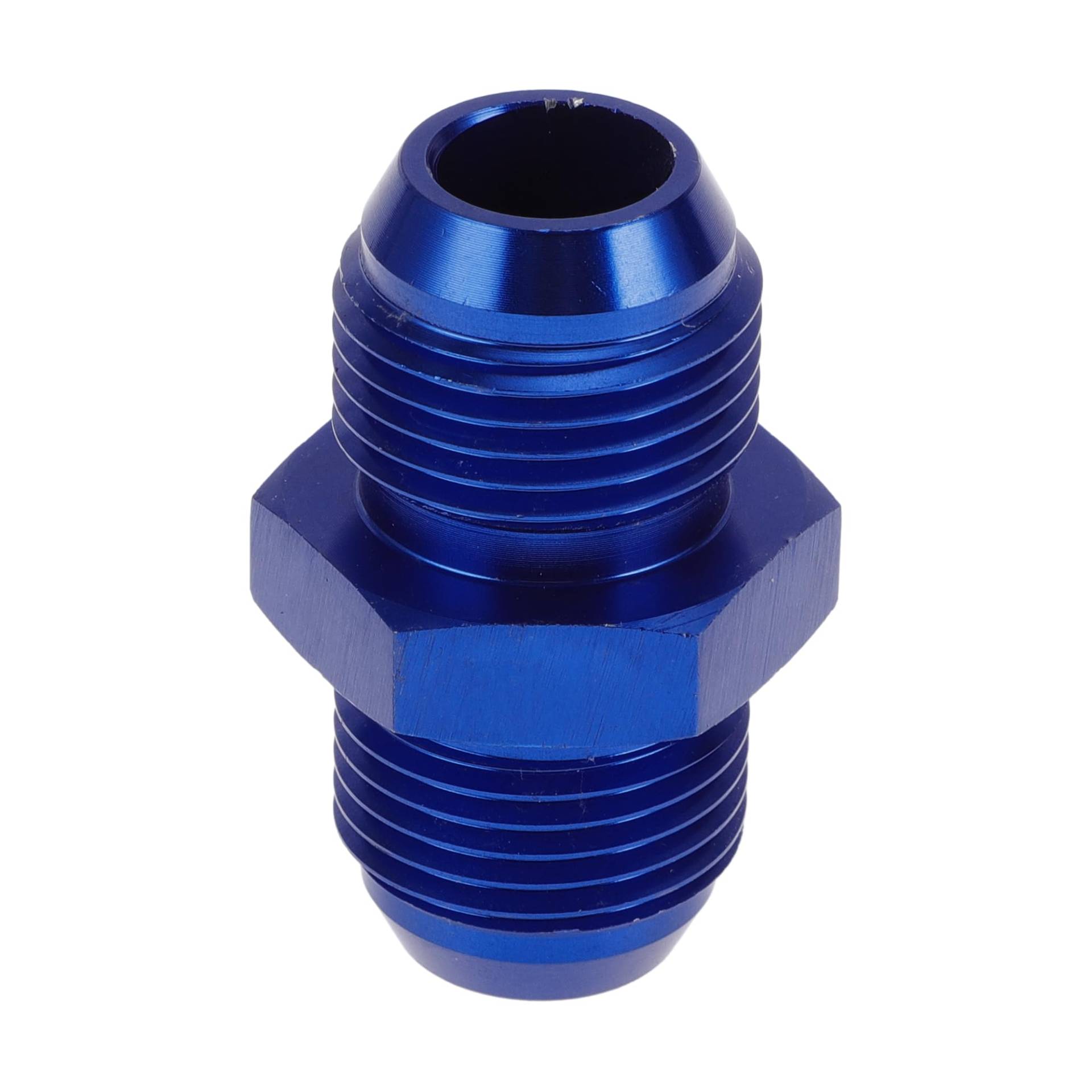 A ABSOPRO Male Flare Reducer Schlaucharmatur Adapter AN10-AN10 Kraftstoffleitung Verbinder Aluminium Blau von A ABSOPRO