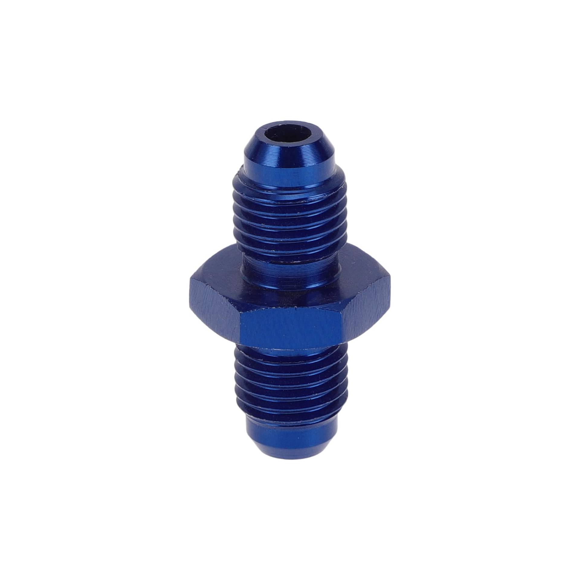 A ABSOPRO Male Flare Reducer Schlaucharmatur Adapter AN4-AN4 Kraftstoffleitung Verbinder Aluminium Blau von A ABSOPRO