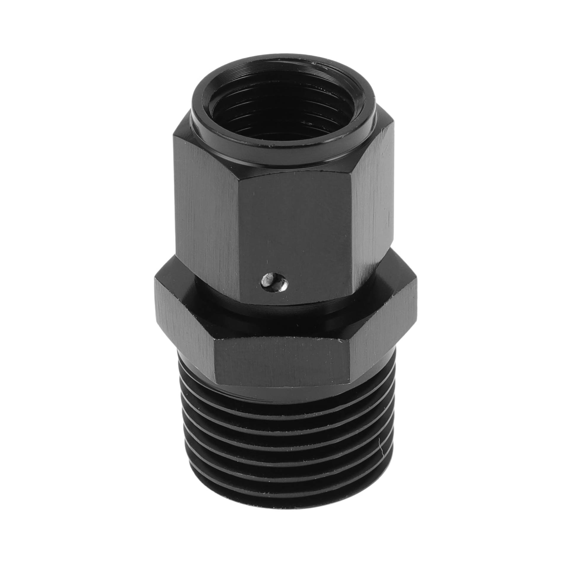 A ABSOPRO Male Flare Reducer Schlaucharmatur Adapter AN6-1/2NPT Kraftstoffleitung Verbinder Aluminium Schwarz von A ABSOPRO