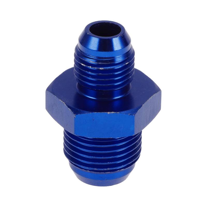 A ABSOPRO Male Flare Reducer Schlaucharmatur Adapter AN6-AN8 Kraftstoffleitung Verbinder Aluminium Blau von A ABSOPRO