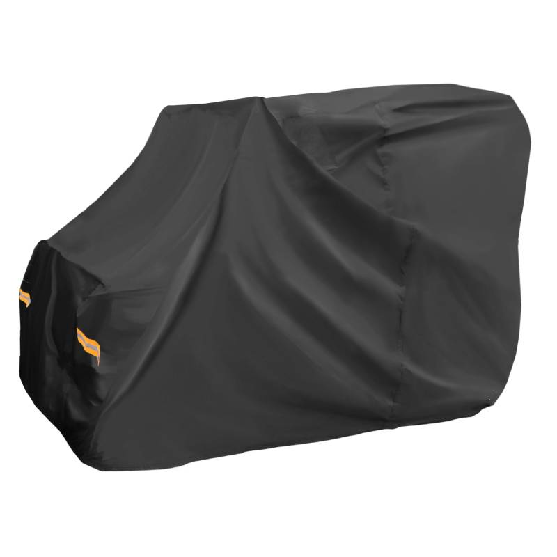 A ABSOPRO UTV Abdeckung für Can-am Commander XT XT-P x MR wasserdichte Seitenabdeckung im Freien Sonne Regen Aufbewahrungsschutz Schwarz 340x162x188cm (L*B*H) von A ABSOPRO