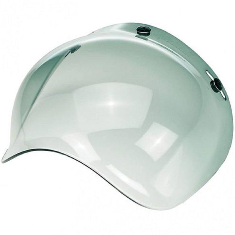 Visier Bubble Pan Bandit klar transparent X Helm Jet offen von A-Pro